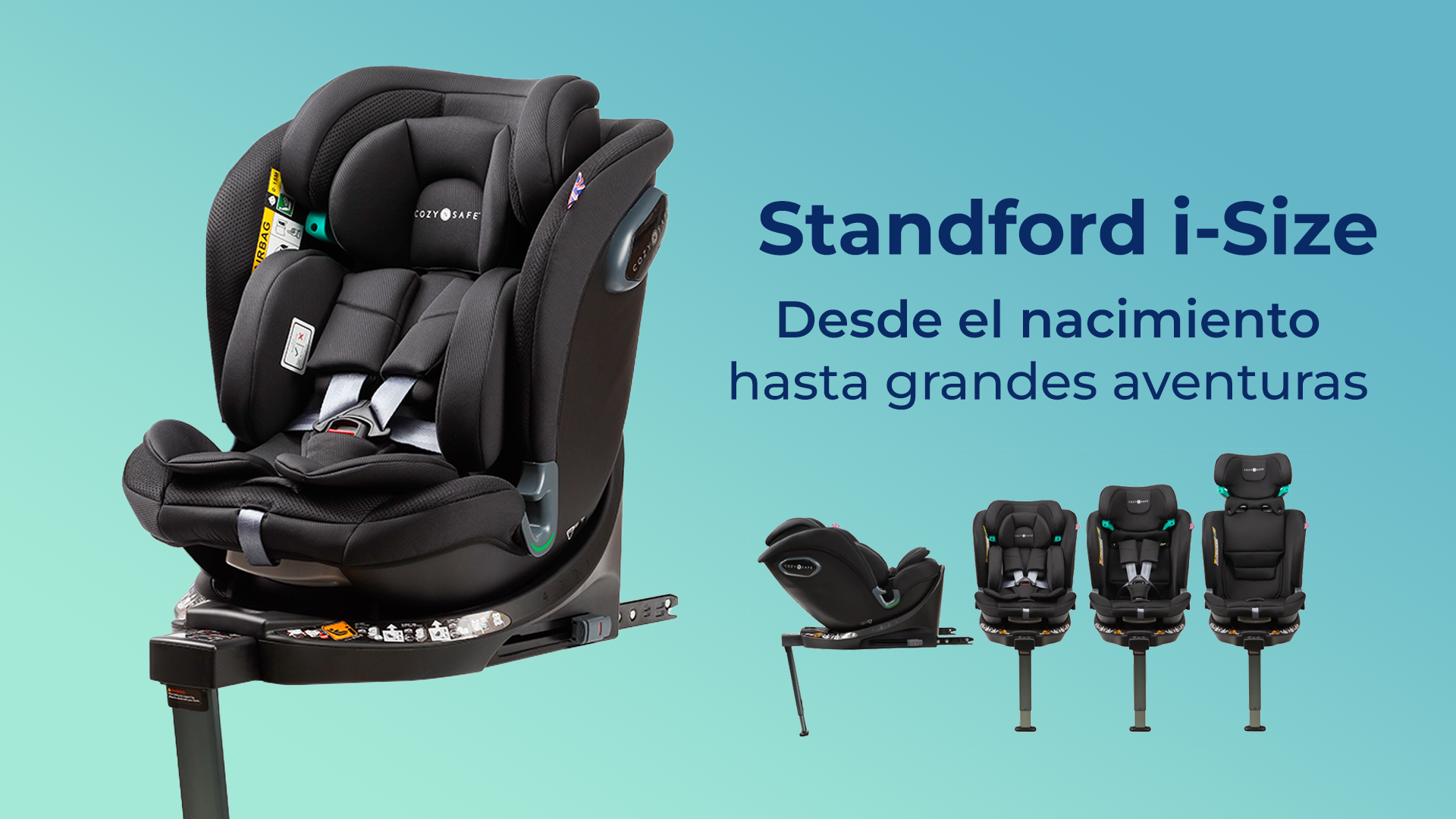 Silla coche grupo 0 1 2 3 isofix giratoria 360
