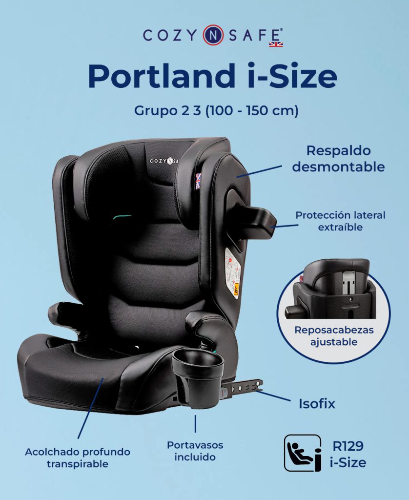 silla coche grupo 2 3 Portland isofix